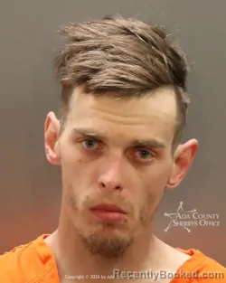 Mugshot of Daniel Ray Lovell booked in Ada County, Idaho on April 5, 2026