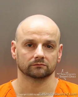 Mugshot of Raymond Joseph Carra booked in Ada County, Idaho on April 1, 2026