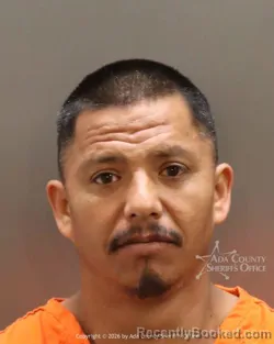 Mugshot of Gustavo Lara moreno booked in Ada County, Idaho on April 16, 2026