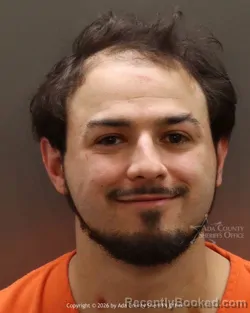 Mugshot of Kristion Joseph Keesee booked in Ada County, Idaho on March 7, 2026