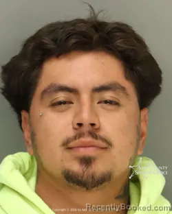 Mugshot of Anthony Reyes booked in Ada County, Idaho on July 10, 2026