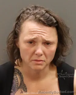Mugshot of Brandi Rose Macznik booked in Ada County, Idaho on June 24, 2026