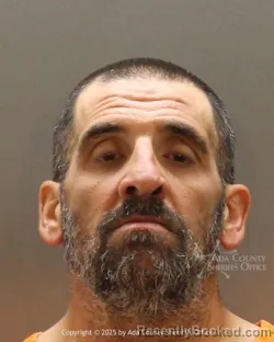 Booking photo from Ada County, Idaho