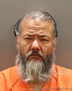 Mugshot of Clemente John Gonzales booked in Ada County, Idaho on August 16, 2026
