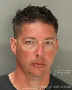 Mugshot of Daniel Royce Hill booked in Ada County, Idaho on March 28, 2026