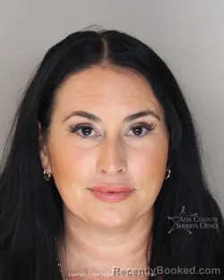 Mugshot of Shea Anne Regan booked in Ada County, Idaho on June 24, 2026