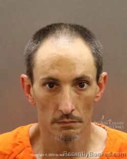 Mugshot of Jeffrey Robert Michalik booked in Ada County, Idaho on June 24, 2026