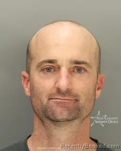 Mugshot of Christopher William Line booked in Ada County, Idaho on July 13, 2026