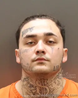Mugshot of Anthony Ryan Salinas booked in Ada County, Idaho on September 8, 2026