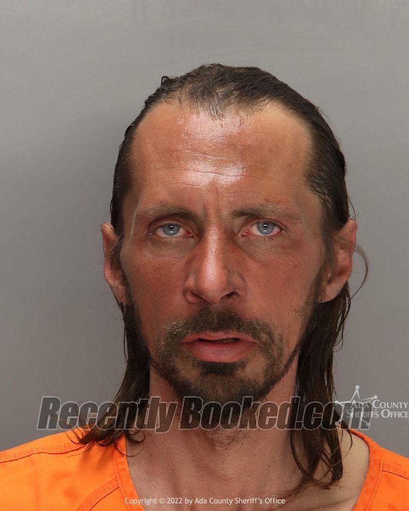 Booking photo from Ada County, Idaho