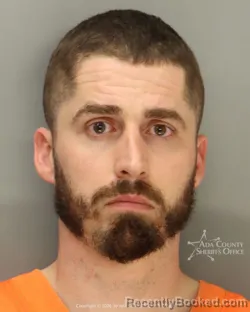 Mugshot of Tyler Jay Shipley booked in Ada County, Idaho on March 21, 2026