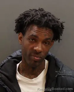 Mugshot of Marlon Wilson booked in Ada County, Idaho on March 7, 2026