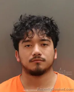 Mugshot of Lorenzo Roman Escareno booked in Ada County, Idaho on April 24, 2026
