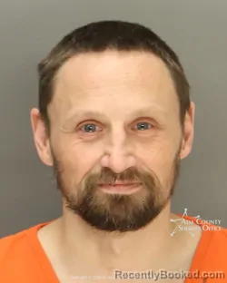 Mugshot of Jeremy Dale Robinson booked in Ada County, Idaho on March 11, 2026