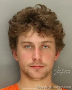 Mugshot of Jack Caleb Harsh booked in Ada County, Idaho on August 28, 2026