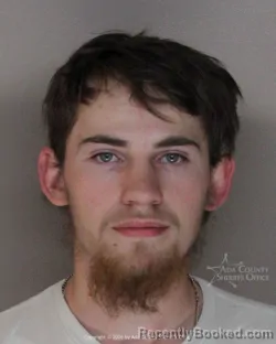 Mugshot of Patrick Dylan White booked in Ada County, Idaho on May 15, 2026