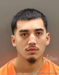 Mugshot of Juan Manuel Palomares booked in Ada County, Idaho on August 20, 2026