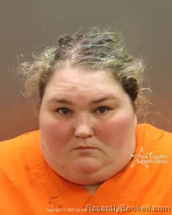 Mugshot of Montana Daylene Satterwhite booked in Ada County, Idaho on April 1, 2026