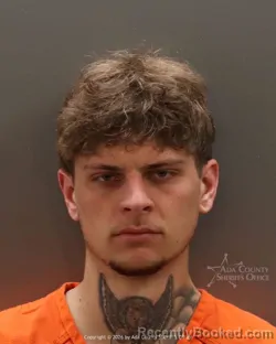 Mugshot of Luke Taylor Wolcott booked in Ada County, Idaho on March 26, 2026