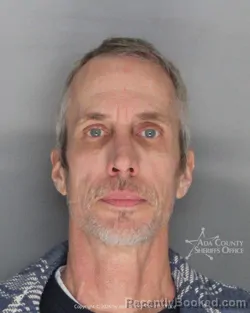 Mugshot of Steven James Mimranek booked in Ada County, Idaho on March 10, 2026