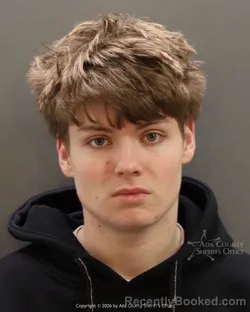 Mugshot of Lane Cooper Smith booked in Ada County, Idaho on March 21, 2026