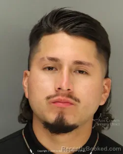 Mugshot of Davis Luis Torres osorio booked in Ada County, Idaho on May 9, 2026