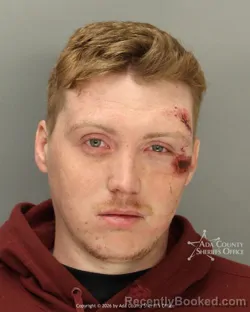 Mugshot of Trenten Lee Lawson booked in Ada County, Idaho on March 30, 2026