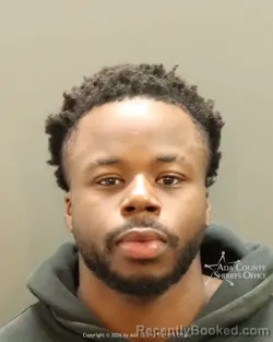 Mugshot of John Mensah Sessou Djokoto booked in Ada County, Idaho on September 28, 2026