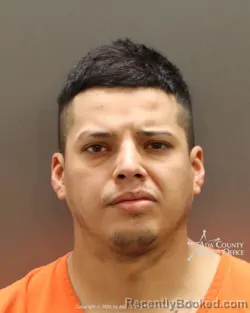 Mugshot of Andrew Enriques ortega booked in Ada County, Idaho on March 5, 2026