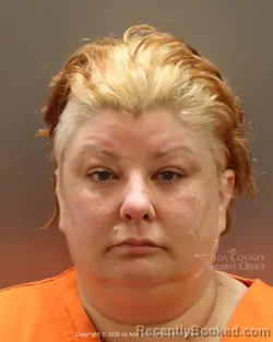 Mugshot of Casandra Dee Steele booked in Ada County, Idaho on August 25, 2026
