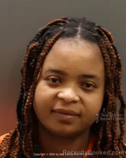 Mugshot of Grace Lokale Ndeo booked in Ada County, Idaho on March 26, 2026