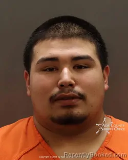 Mugshot of Carlos Ortiz booked in Ada County, Idaho on March 21, 2026