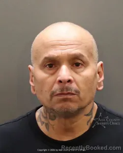 Mugshot of Franklin Joseph Chavez booked in Ada County, Idaho on March 25, 2026