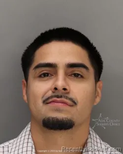 Mugshot of Eduardo Rueda booked in Ada County, Idaho on June 24, 2026