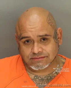 Mugshot of Ruben Flores Rosas booked in Ada County, Idaho on September 25, 2026