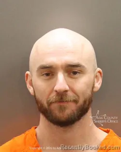 Mugshot of Jacob Cyle Clifton booked in Ada County, Idaho on June 22, 2026