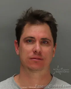 Booking photo from Ada County, Idaho