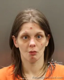 Mugshot of Cathryn Danielle Baldwin booked in Ada County, Idaho on June 20, 2026
