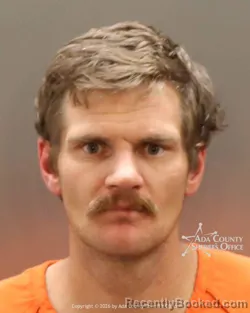 Mugshot of Jacob Wilson Halterman booked in Ada County, Idaho on July 1, 2026