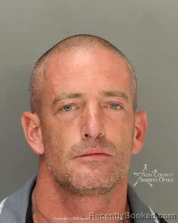 Mugshot of Sean Michael Pelayo booked in Ada County, Idaho on July 26, 2026