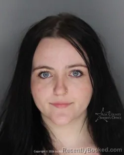 Mugshot of Sahara Beth Teater booked in Ada County, Idaho on March 29, 2026