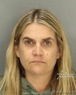 Booking photo from Ada County, Idaho