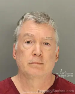 Mugshot of Philip Andrew Prindeville booked in Ada County, Idaho on August 19, 2026