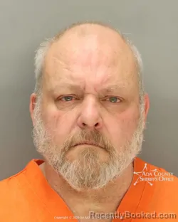 Mugshot of Jeffrey Jean Cope booked in Ada County, Idaho on March 5, 2026