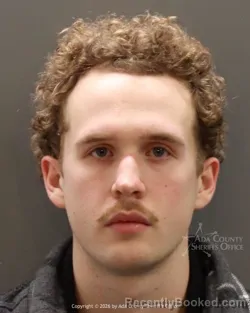 Mugshot of Gavin Willams booked in Ada County, Idaho on March 6, 2026