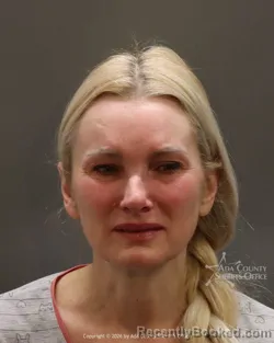 Mugshot of Natalia Nekrasova booked in Ada County, Idaho on March 7, 2026