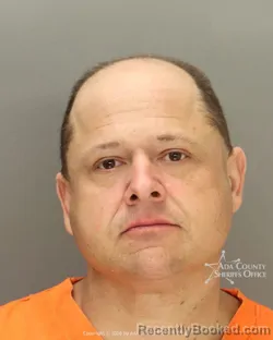 Mugshot of Gary Richard Wright booked in Ada County, Idaho on March 8, 2026