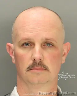 Mugshot of Matthew Oneil Lewis booked in Ada County, Idaho on March 8, 2026