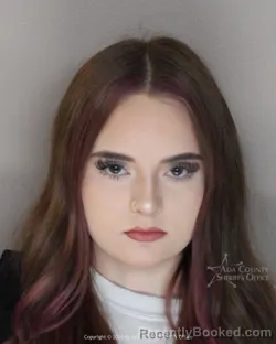 Mugshot of Aspen Sarai Ellison booked in Ada County, Idaho on March 9, 2026