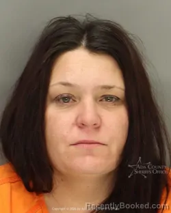 Mugshot of Brittney Lorraine Timm booked in Ada County, Idaho on March 10, 2026